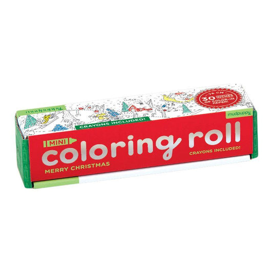 Merry Christmas Mini Coloring Roll