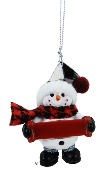 BLANK Snowman Ornament