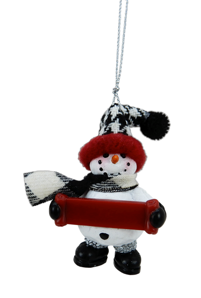 BLANK Snowman Ornament