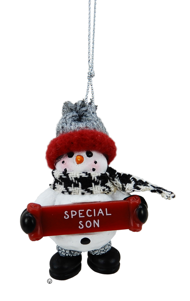 Son Snowman Ornament