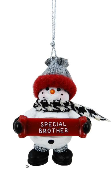 Brother Snowman Ornament