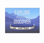 Dream Explore Create Pewter Cuff