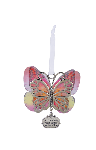 A Grandmas Heart Butterfly Ornament
