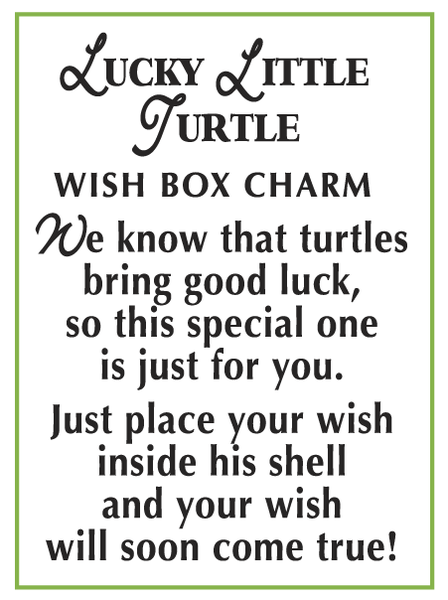 TURTLE WISH BOX CHARM
