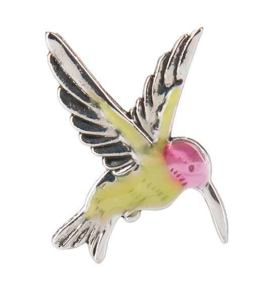 HUMMINGBIRD Pocket Charm w/Card