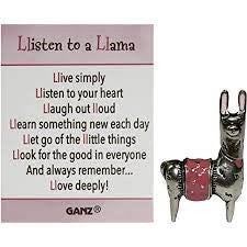 Llama pocket Token w/Card