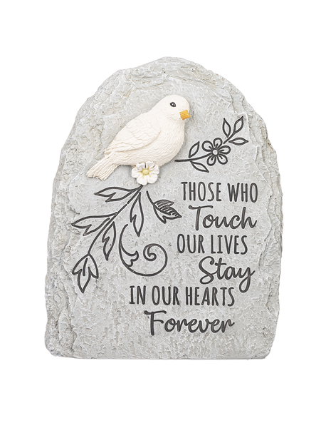 Touch Dove Memorial Garden Stone 6X8"