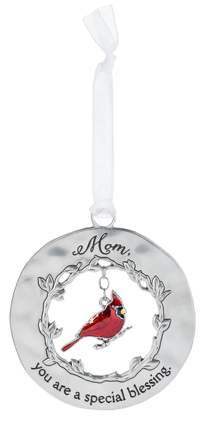 MOM BLESSING CARDINAL ORNAMENT