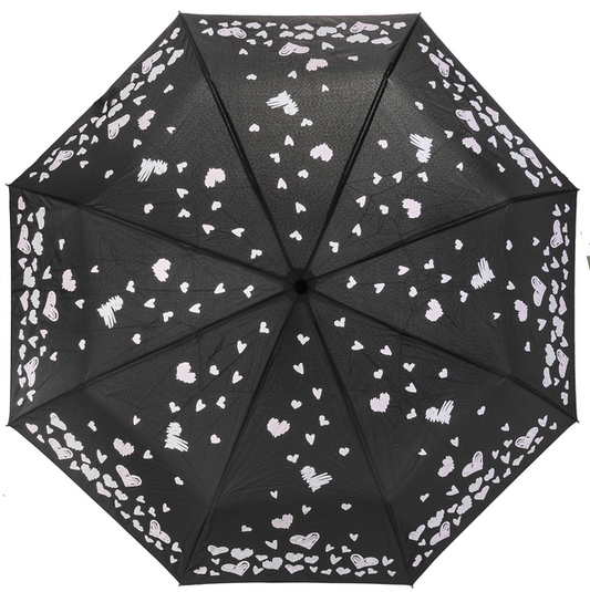 HEARTS COLOR CHANGING UMBRELLA