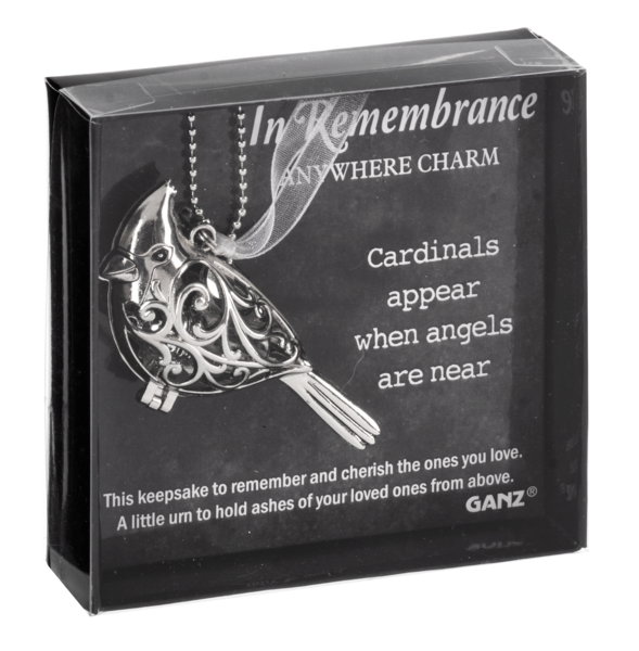 Cardinal Charm With Urn
