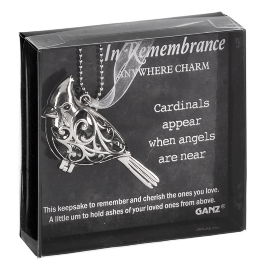 Cardinal Charm With Urn