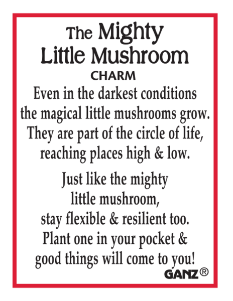 Mighty Little Mushroom Tiny Figurine