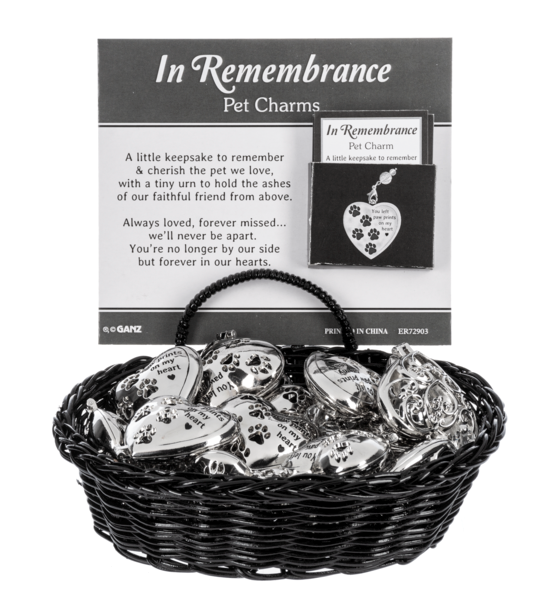 Pet Memorial Charm with Urn