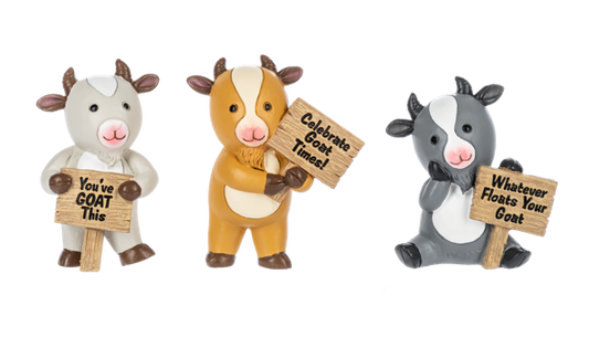 Goat Figurine - Assorted Sayings