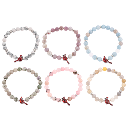 Cardinal Stretch Bracelet