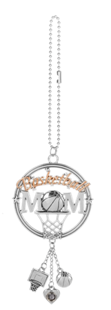 Basketball Mom Car Charm