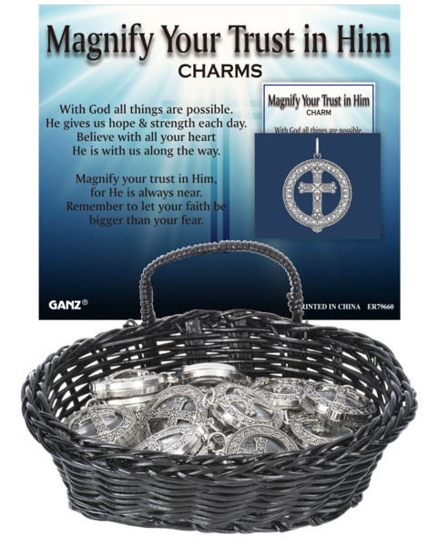 Magnify Your Trust in Him Pocket Charm