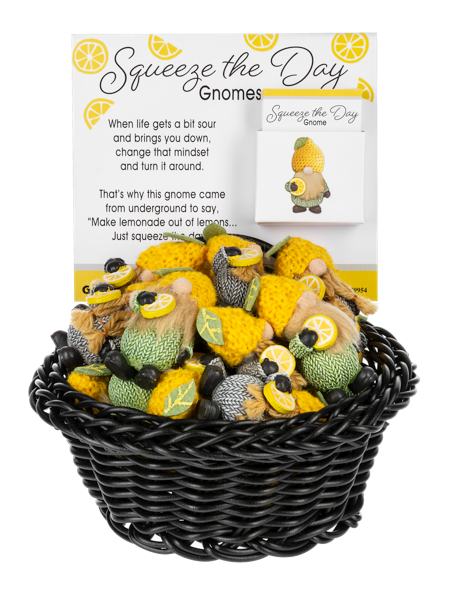 SQUEEZE THE DAY LEMON MINI GNOME