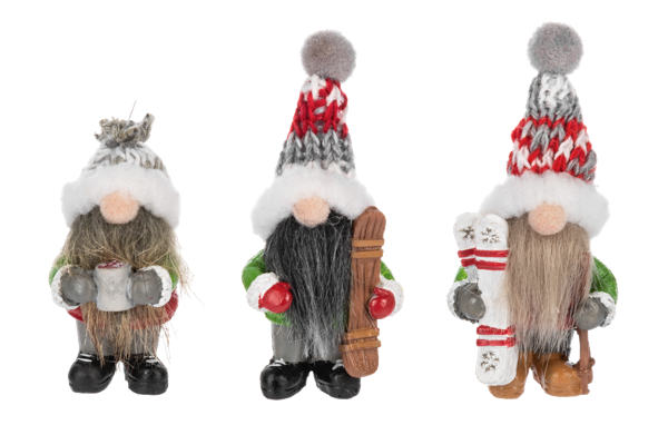 Skating Gnome Figurine