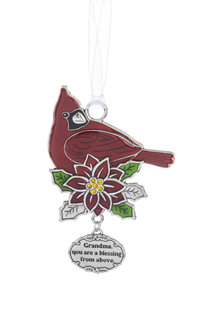 Grandma Blessing Cardinal Ornament