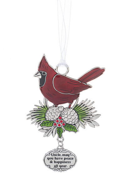Uncle Cardinal Ornament