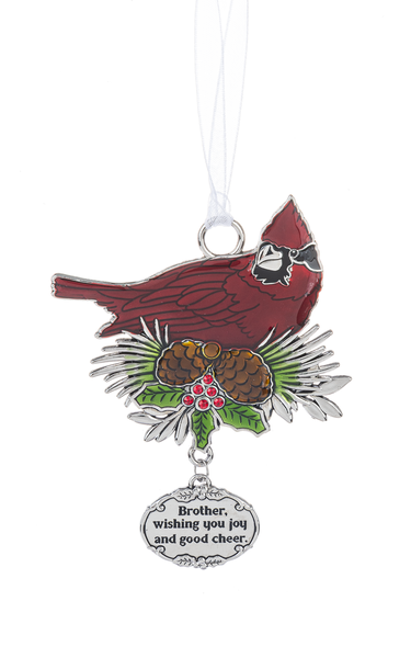 Brother Cardinal Ornament