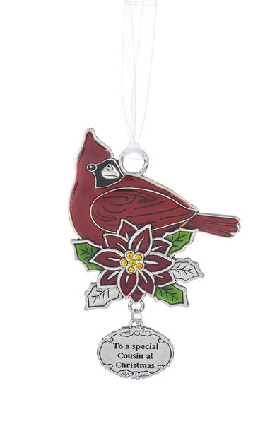 Specail Cousin Cardinal Ornament