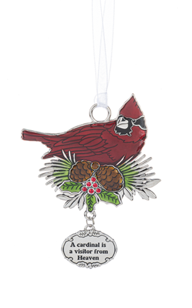 A Cardinal Is A Visitor From Heaven Ornament