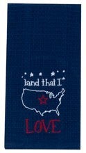 Land I Love Waffle Towel