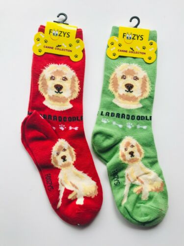 Red Labradoodle Socks