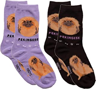 Lavendar Pekingese Socks