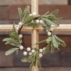 4" Sparkle Mistletoe Ring