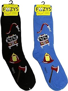 BLUE FIREMAN MENS SOCKS