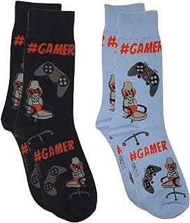 BLACK GAMER MENS SOCKS