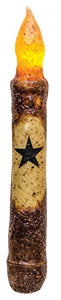 6" Burnt Mustard Star Timer Taper