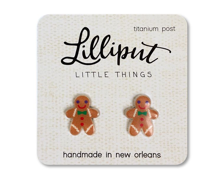 Gingerbread Earrings