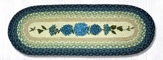 13X36 Hydrangea Jute Runner