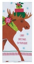 Holiday Moose Dual Purpose Towel
