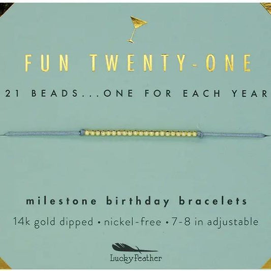 Twentyone Milestone Bracelet