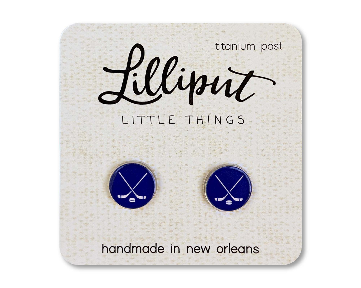 HOCKEY EARRINGS