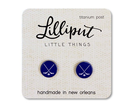 HOCKEY EARRINGS
