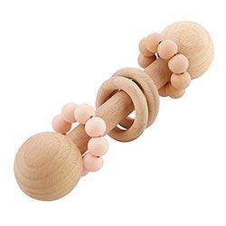 BLUSH SILICONE RATTLE