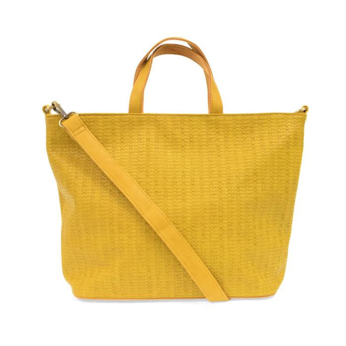 Straw Woven Convertible Shopper