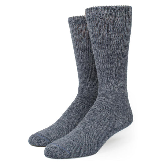 Mens Denim Loose Top Alpaca Socks
