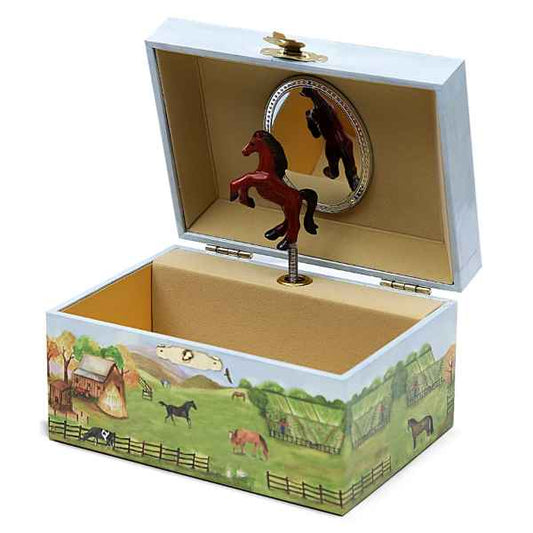 Country Horse Jewelry Box