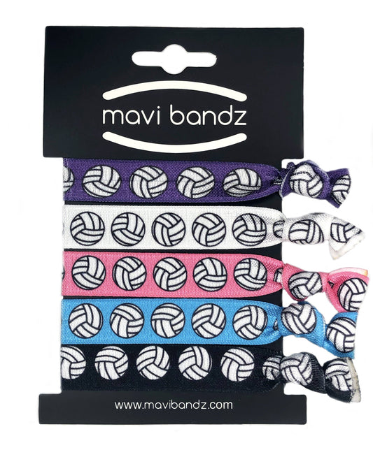 VOLLEYBALL Hair Ties Set 5