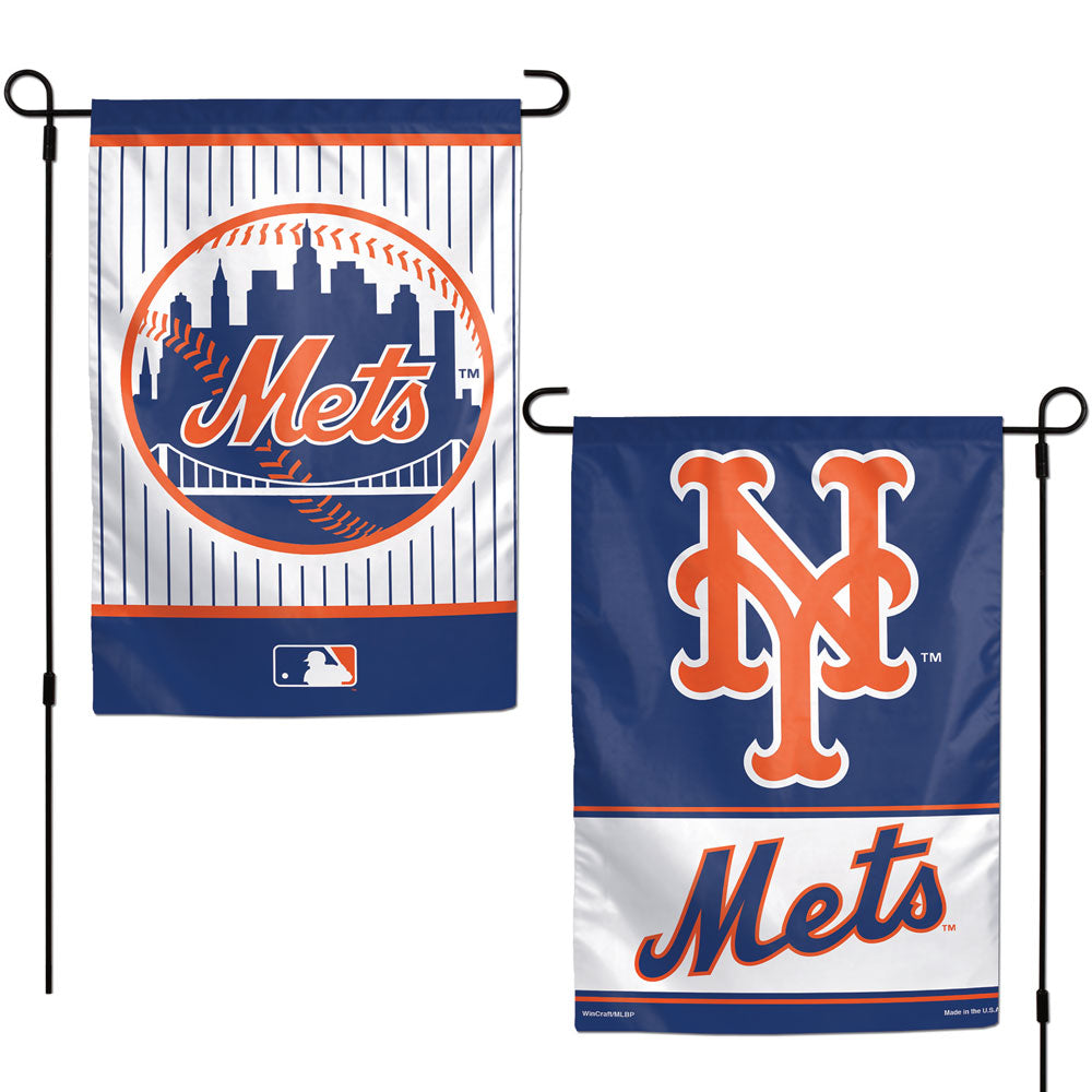 NY Mets 2 Sided Garden Flag
