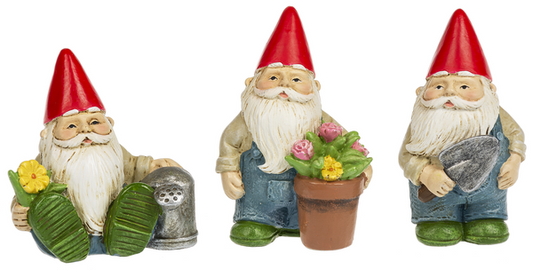 Mini Resin Garden Gnome Figurine