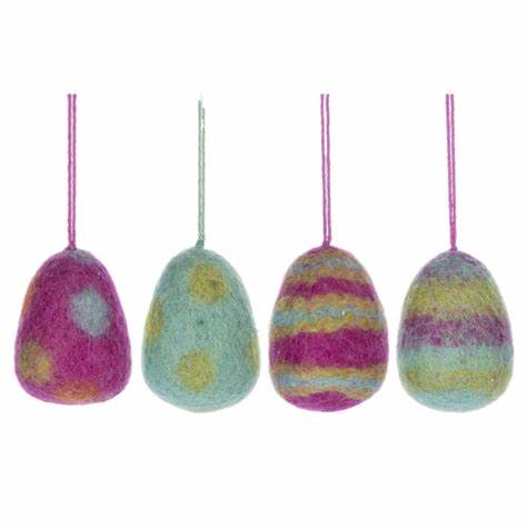 Large Multi Wool Egg