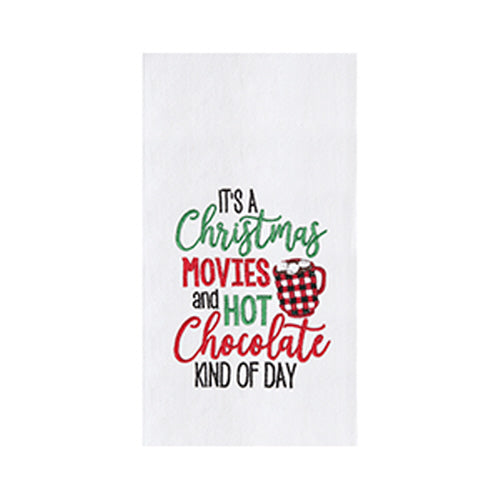 Christmas Movies & Hot Chocolate Towel